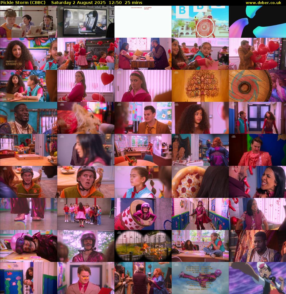 Pickle Storm (CBBC) Saturday 2 August 2025 12:50 - 13:15