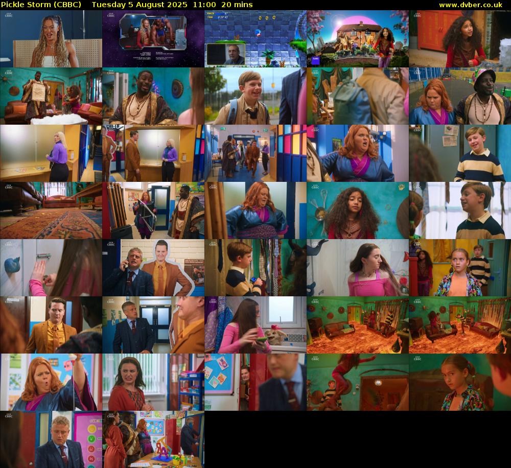 Pickle Storm (CBBC) Tuesday 5 August 2025 11:00 - 11:20