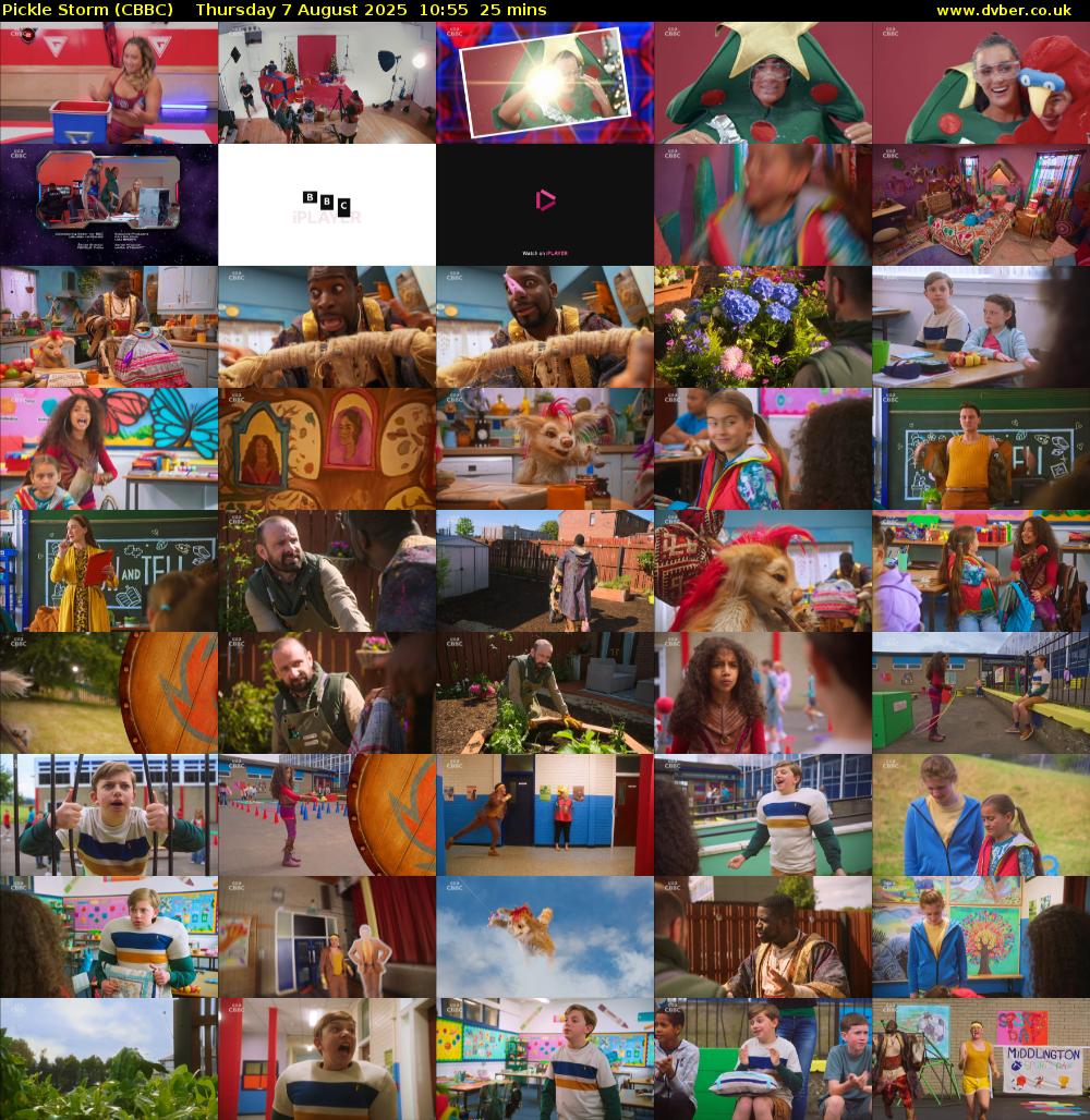 Pickle Storm (CBBC) Thursday 7 August 2025 10:55 - 11:20