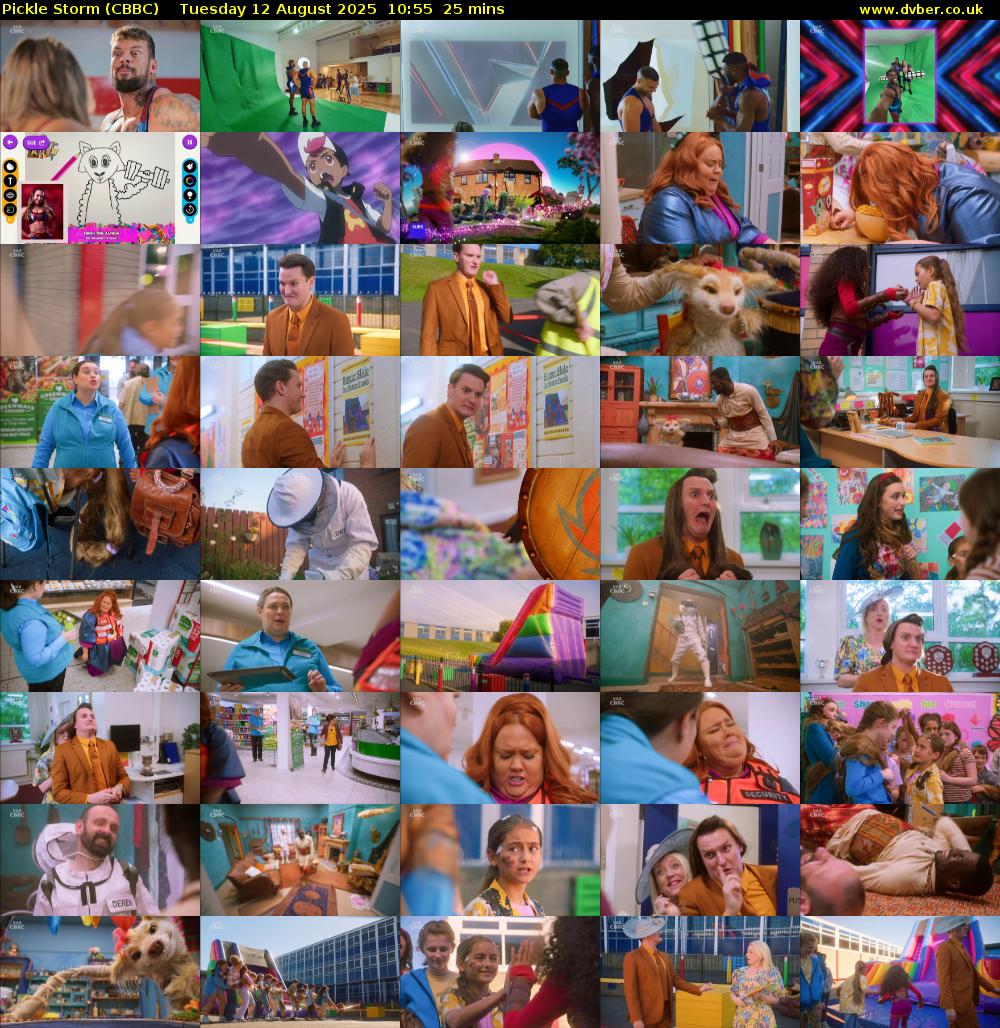 Pickle Storm (CBBC) Tuesday 12 August 2025 10:55 - 11:20