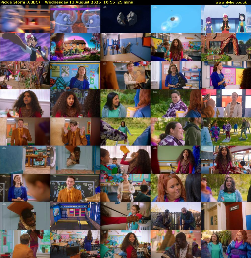 Pickle Storm (CBBC) Wednesday 13 August 2025 10:55 - 11:20