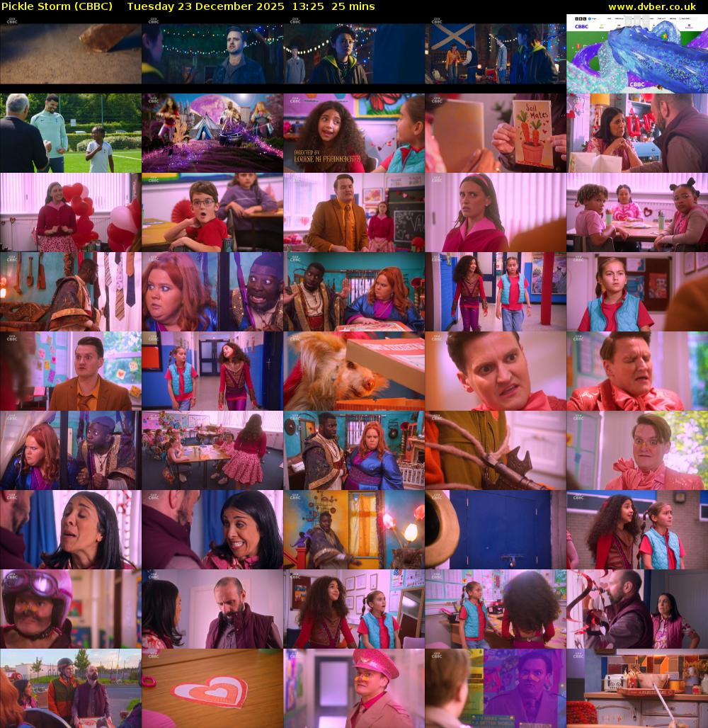 Pickle Storm (CBBC) Tuesday 23 December 2025 13:25 - 13:50