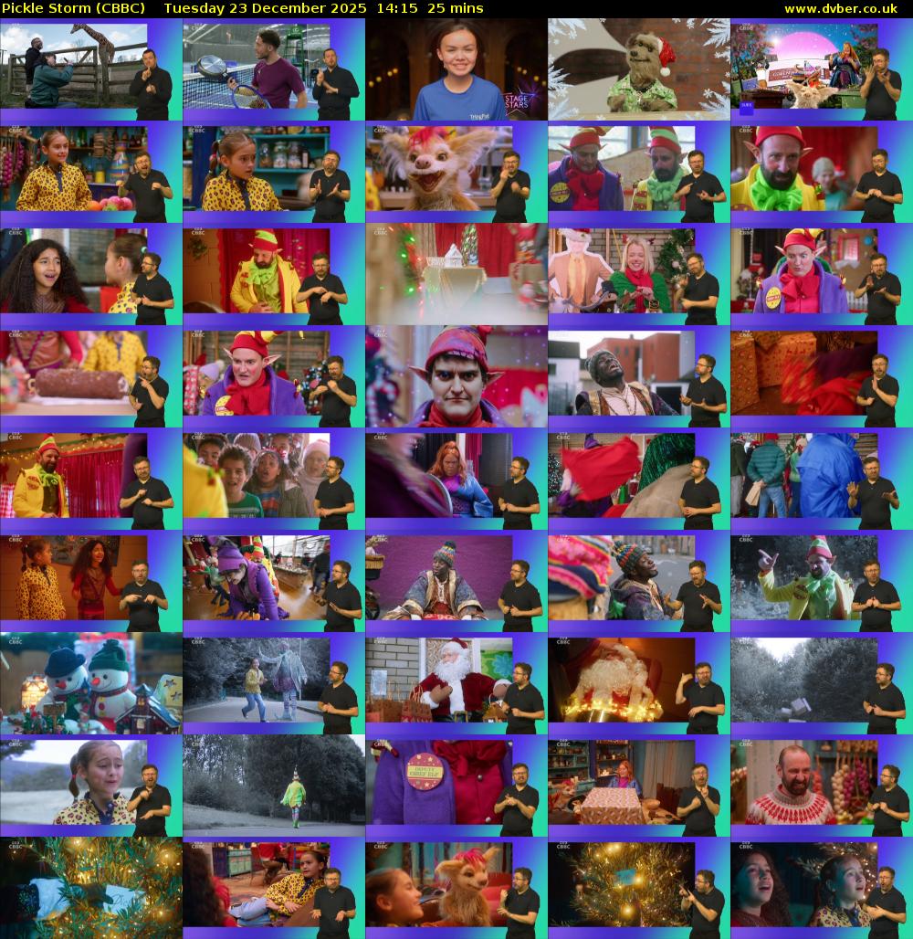 Pickle Storm (CBBC) Tuesday 23 December 2025 14:15 - 14:40