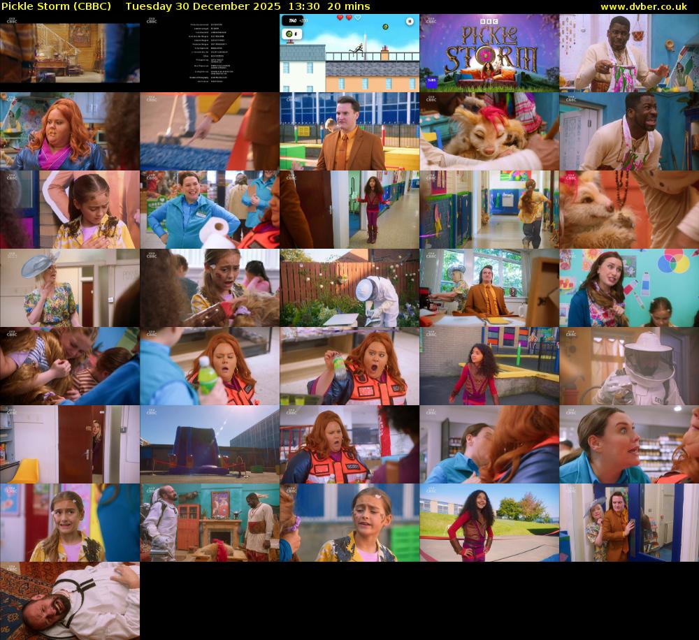 Pickle Storm (CBBC) Tuesday 30 December 2025 13:30 - 13:50