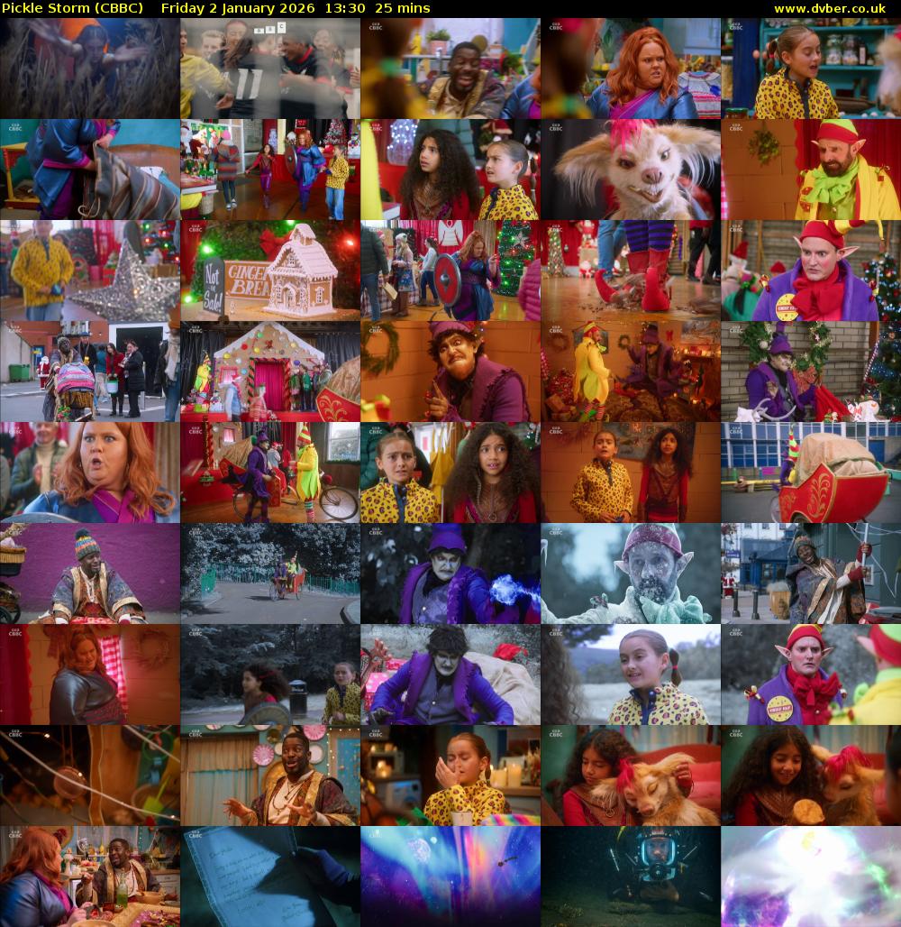 Pickle Storm (CBBC) Friday 2 January 2026 13:30 - 13:55