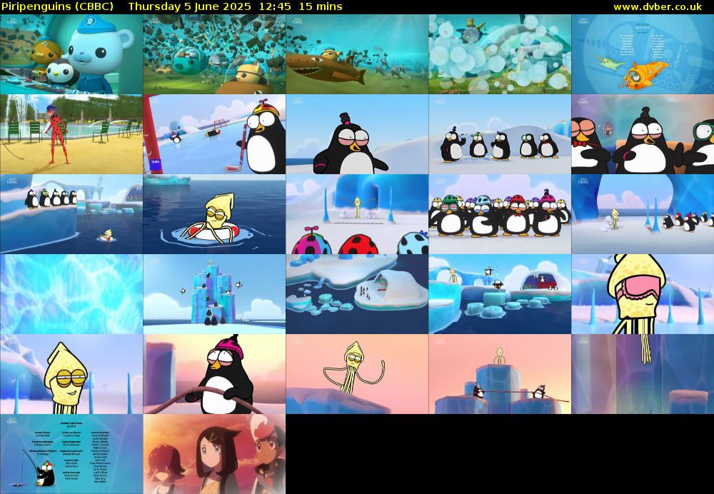 Piripenguins (CBBC) Thursday 5 June 2025 12:45 - 13:00
