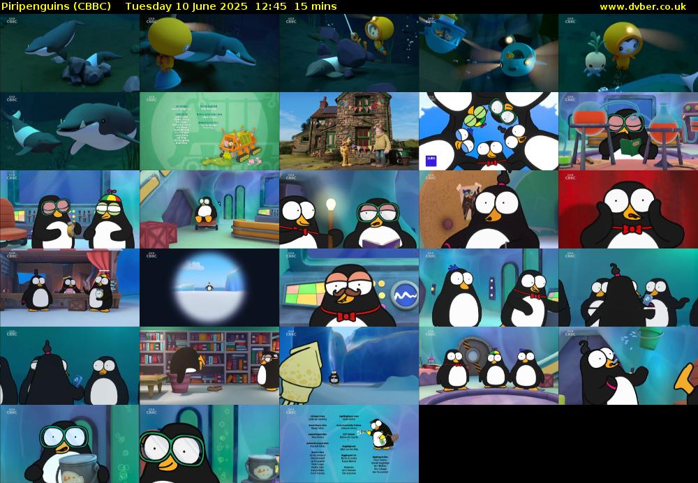 Piripenguins (CBBC) Tuesday 10 June 2025 12:45 - 13:00