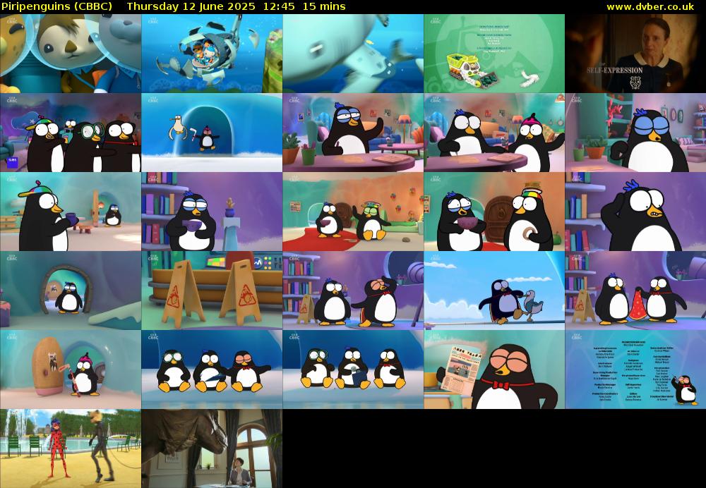 Piripenguins (CBBC) Thursday 12 June 2025 12:45 - 13:00