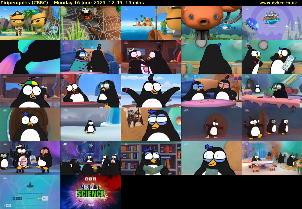 Piripenguins (CBBC) Monday 16 June 2025 12:45 - 13:00
