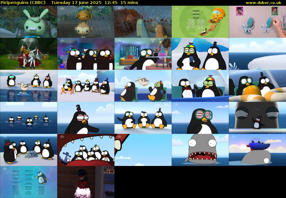 Piripenguins (CBBC) Tuesday 17 June 2025 12:45 - 13:00