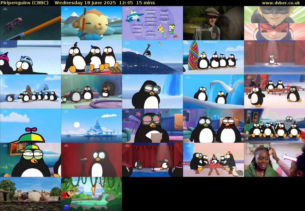 Piripenguins (CBBC) Wednesday 18 June 2025 12:45 - 13:00