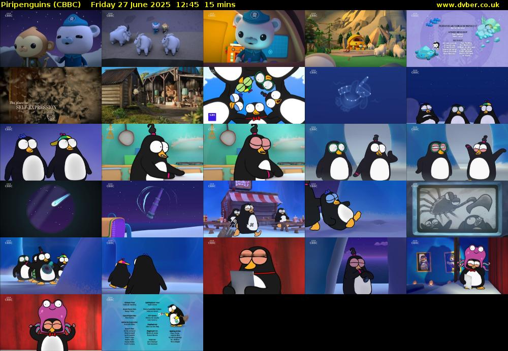 Piripenguins (CBBC) Friday 27 June 2025 12:45 - 13:00