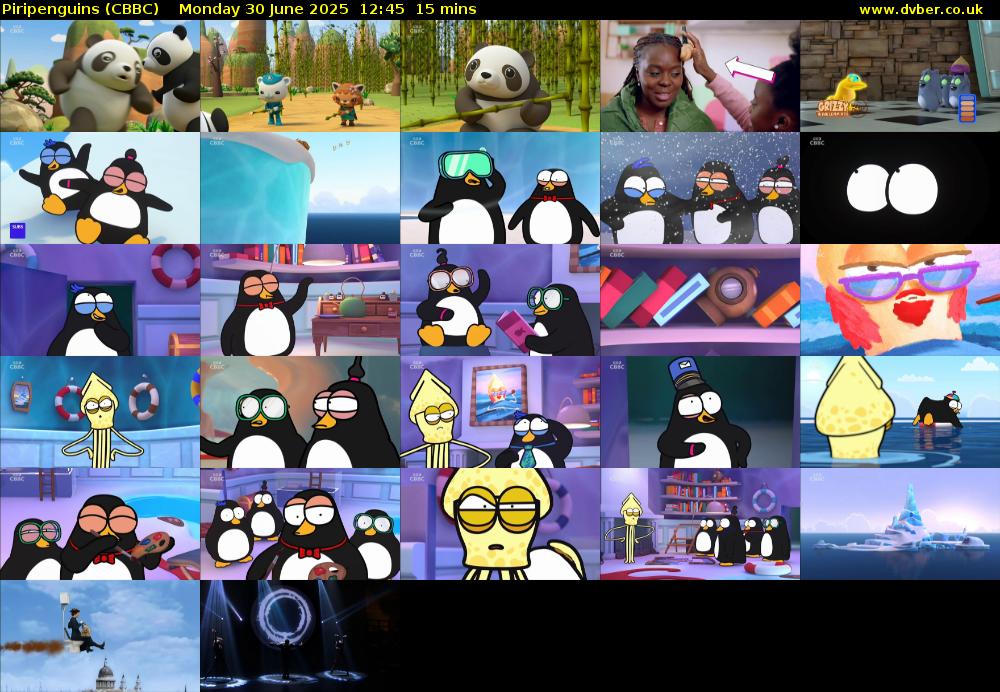 Piripenguins (CBBC) Monday 30 June 2025 12:45 - 13:00