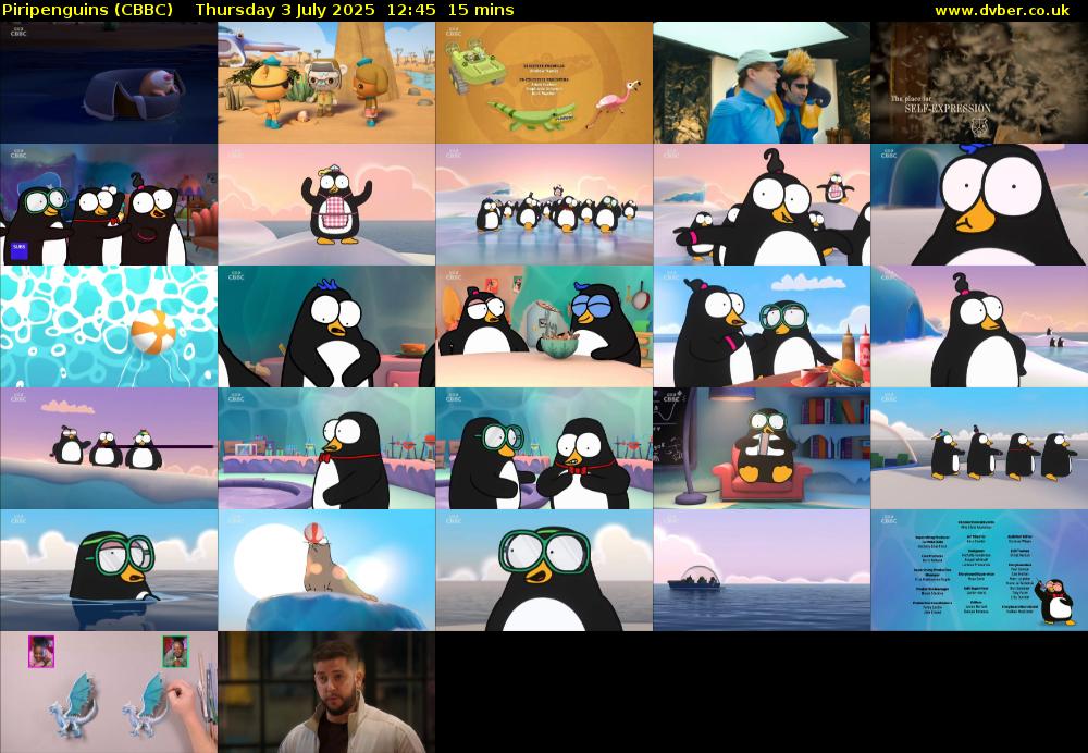 Piripenguins (CBBC) Thursday 3 July 2025 12:45 - 13:00