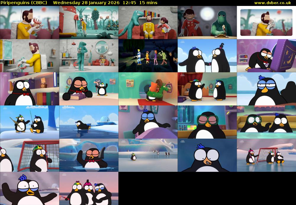 Piripenguins (CBBC) Wednesday 28 January 2026 12:45 - 13:00
