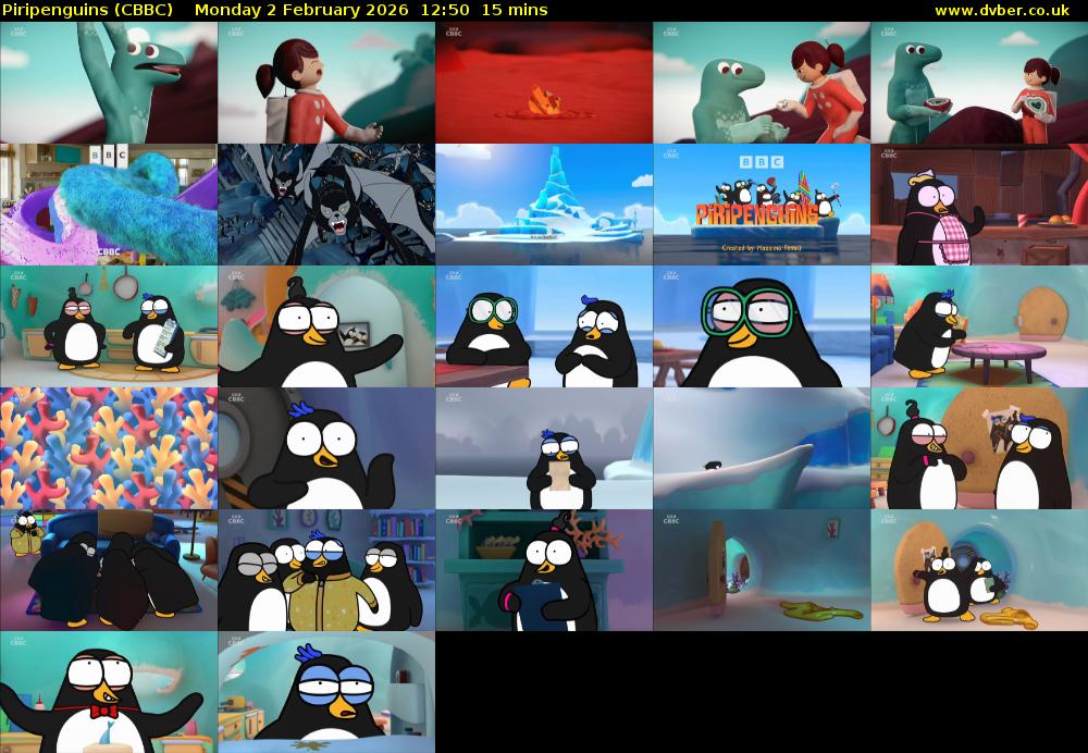 Piripenguins (CBBC) Monday 2 February 2026 12:50 - 13:05