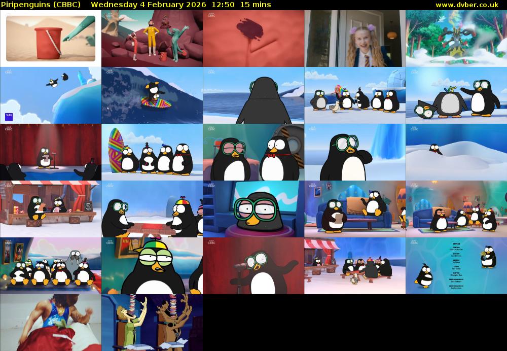 Piripenguins (CBBC) Wednesday 4 February 2026 12:50 - 13:05