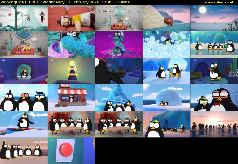 Piripenguins (CBBC) Wednesday 11 February 2026 12:45 - 13:00
