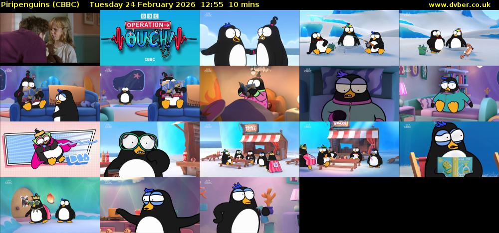 Piripenguins (CBBC) Tuesday 24 February 2026 12:55 - 13:05