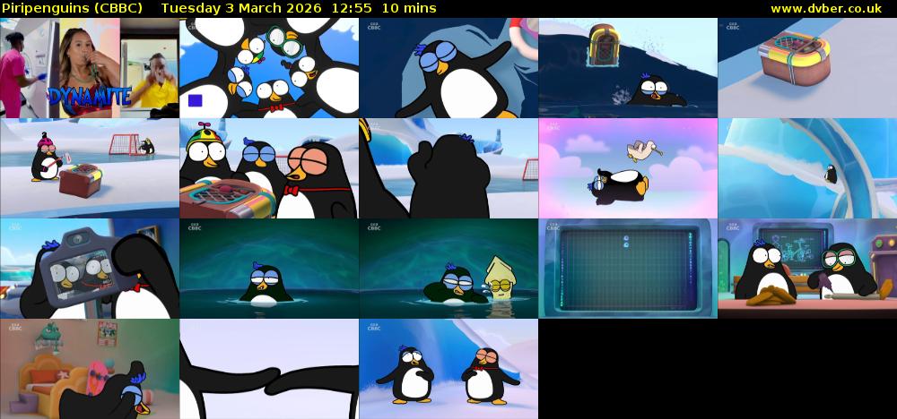 Piripenguins (CBBC) Tuesday 3 March 2026 12:55 - 13:05