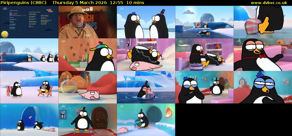 Piripenguins (CBBC) Thursday 5 March 2026 12:55 - 13:05