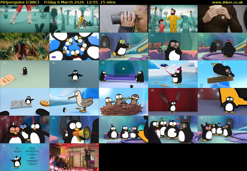 Piripenguins (CBBC) Friday 6 March 2026 12:55 - 13:10