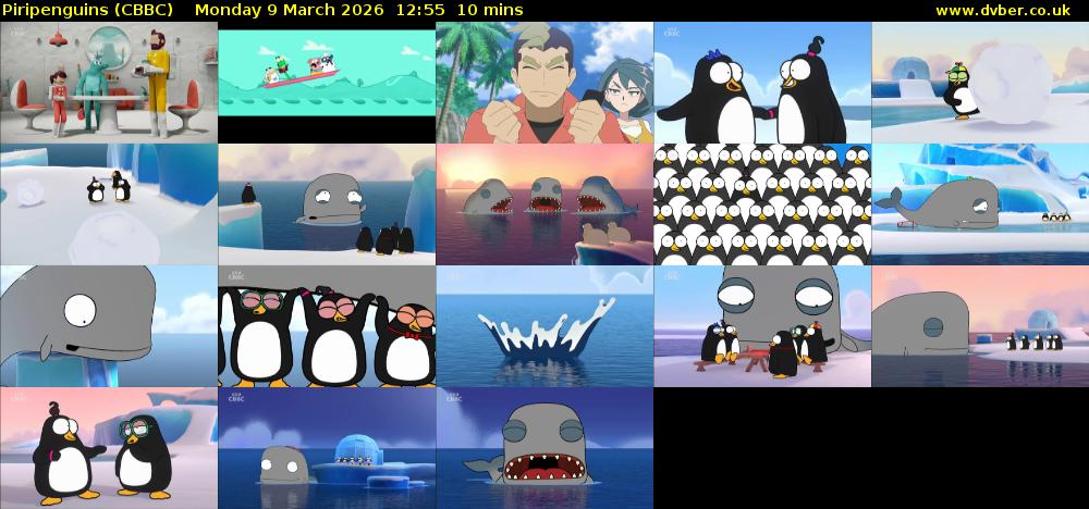 Piripenguins (CBBC) Monday 9 March 2026 12:55 - 13:05