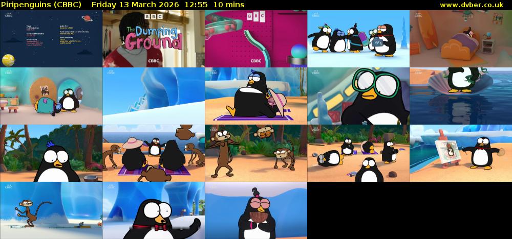 Piripenguins (CBBC) Friday 13 March 2026 12:55 - 13:05