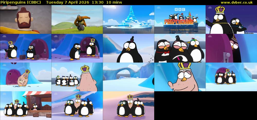 Piripenguins (CBBC) Tuesday 7 April 2026 13:30 - 13:40
