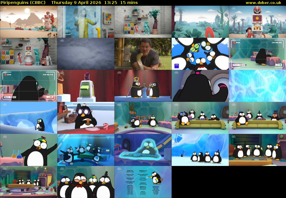 Piripenguins (CBBC) Thursday 9 April 2026 13:25 - 13:40