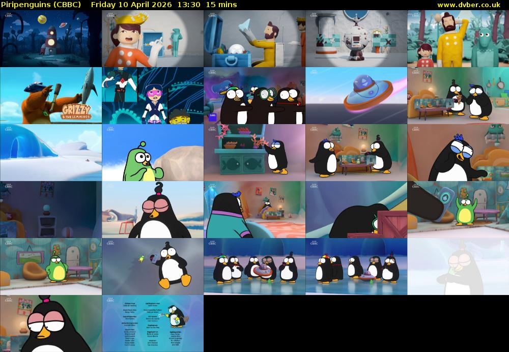 Piripenguins (CBBC) Friday 10 April 2026 13:30 - 13:45