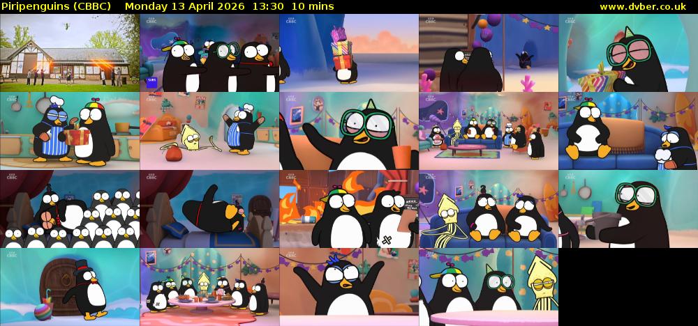 Piripenguins (CBBC) Monday 13 April 2026 13:30 - 13:40