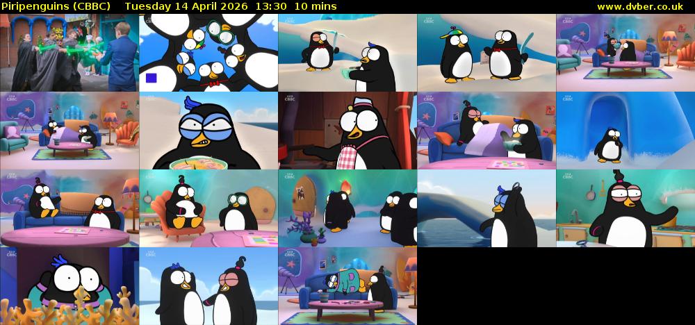 Piripenguins (CBBC) Tuesday 14 April 2026 13:30 - 13:40