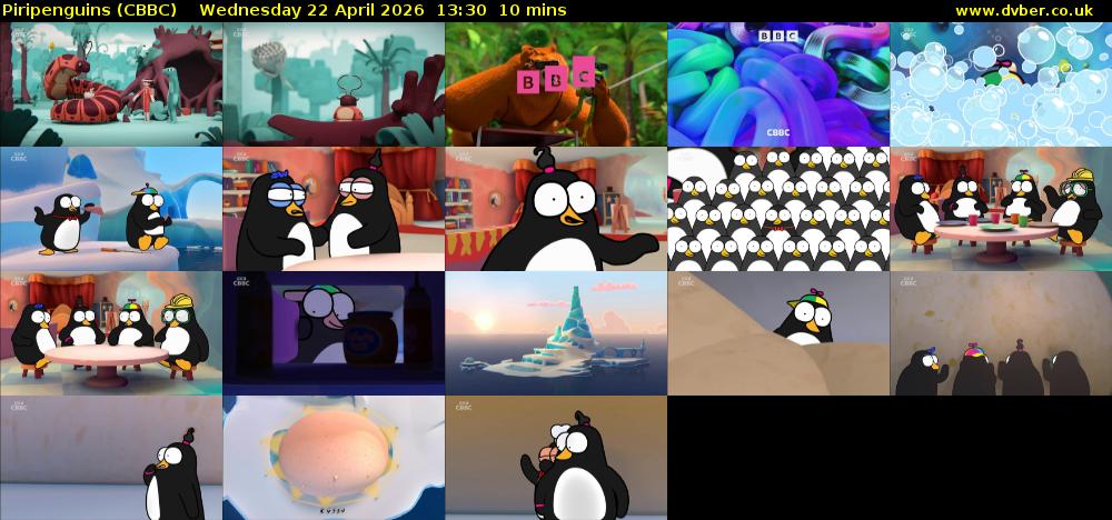 Piripenguins (CBBC) Wednesday 22 April 2026 13:30 - 13:40