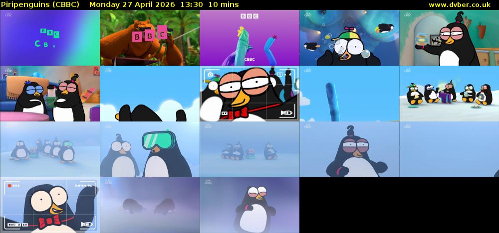 Piripenguins (CBBC) Monday 27 April 2026 13:30 - 13:40