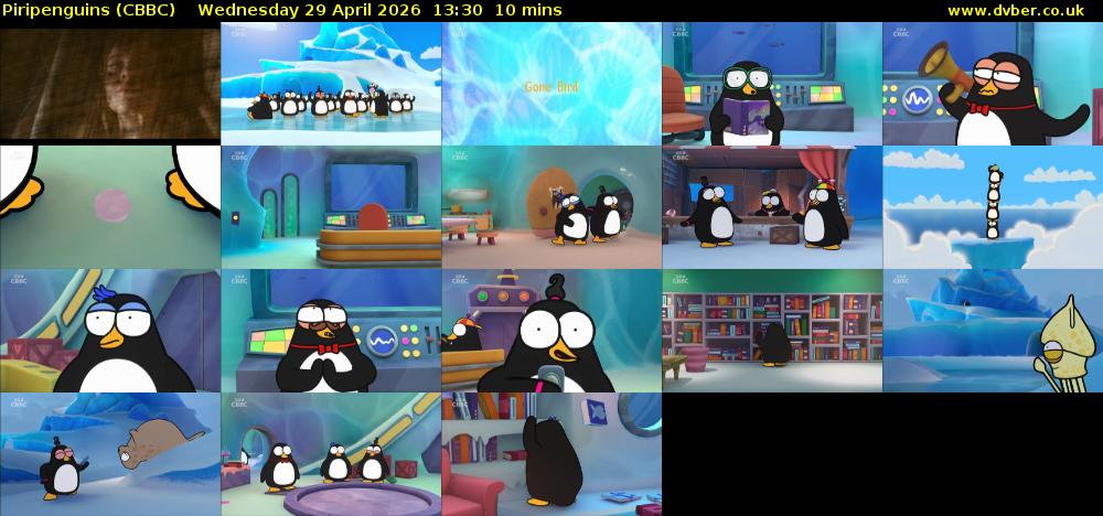 Piripenguins (CBBC) Wednesday 29 April 2026 13:30 - 13:40