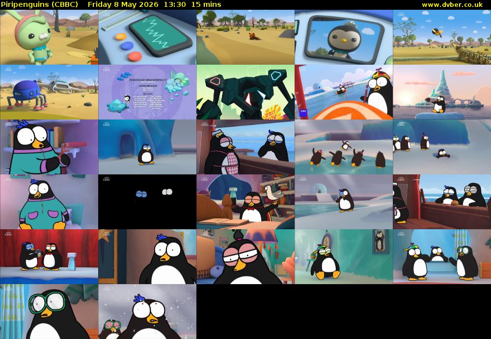 Piripenguins (CBBC) Friday 8 May 2026 13:30 - 13:45