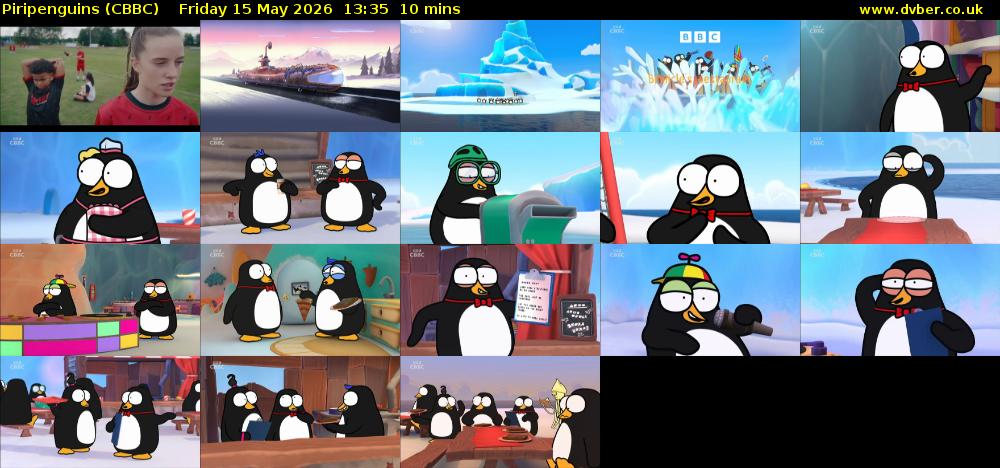 Piripenguins (CBBC) Friday 15 May 2026 13:35 - 13:45