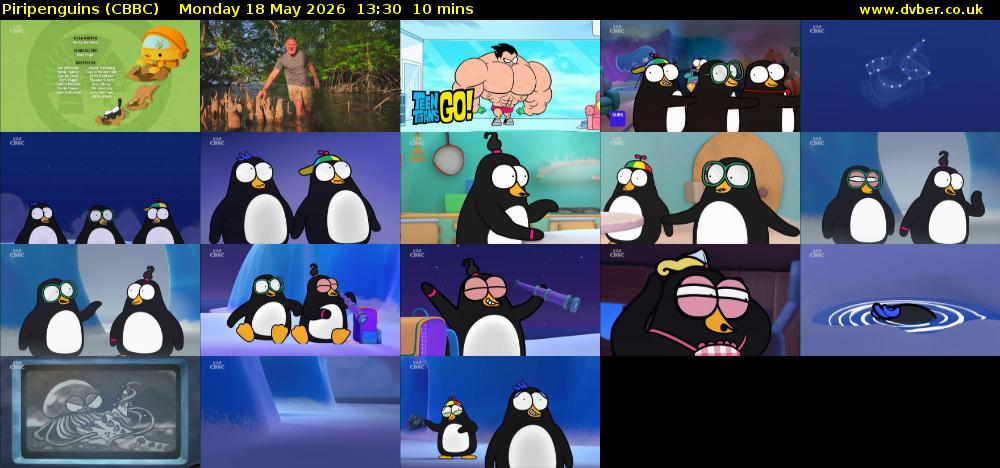 Piripenguins (CBBC) Monday 18 May 2026 13:30 - 13:40