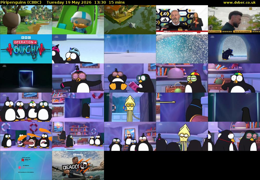 Piripenguins (CBBC) Tuesday 19 May 2026 13:30 - 13:45