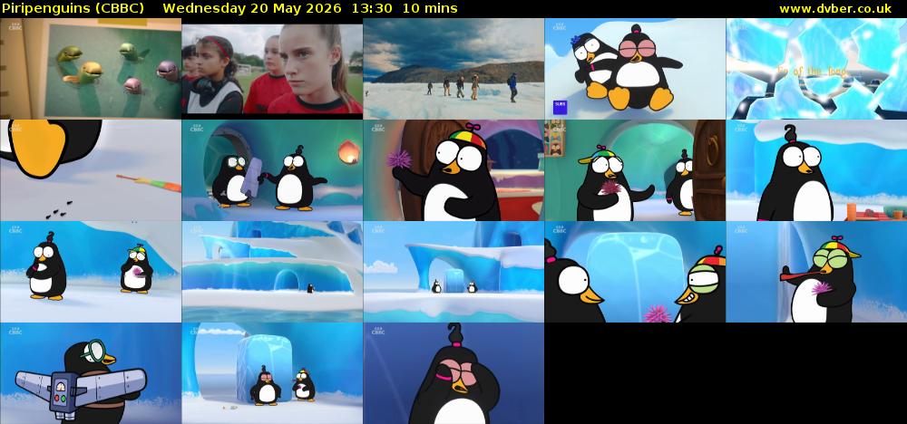 Piripenguins (CBBC) Wednesday 20 May 2026 13:30 - 13:40