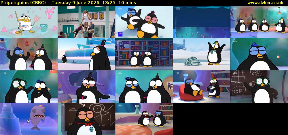 Piripenguins (CBBC) Tuesday 9 June 2026 13:25 - 13:35