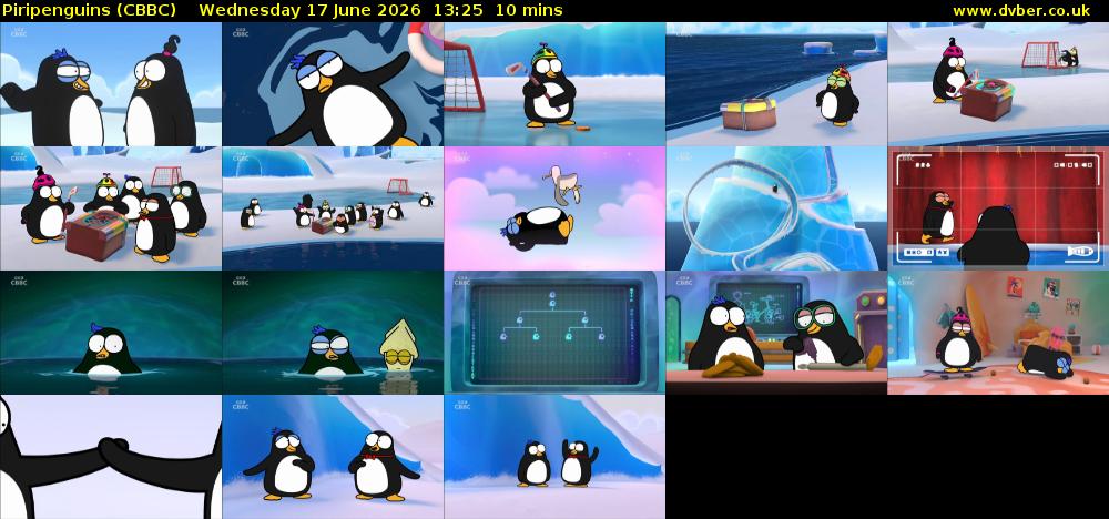 Piripenguins (CBBC) Wednesday 17 June 2026 13:25 - 13:35