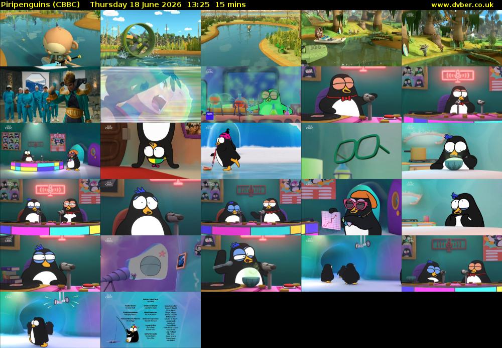 Piripenguins (CBBC) Thursday 18 June 2026 13:25 - 13:40