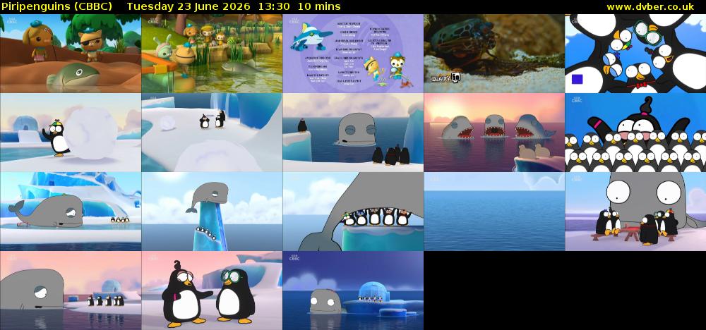 Piripenguins (CBBC) Tuesday 23 June 2026 13:30 - 13:40