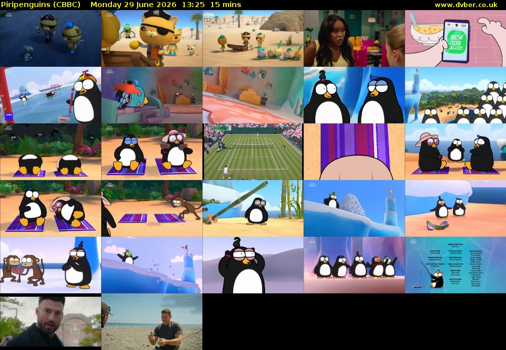 Piripenguins (CBBC) Monday 29 June 2026 13:25 - 13:40