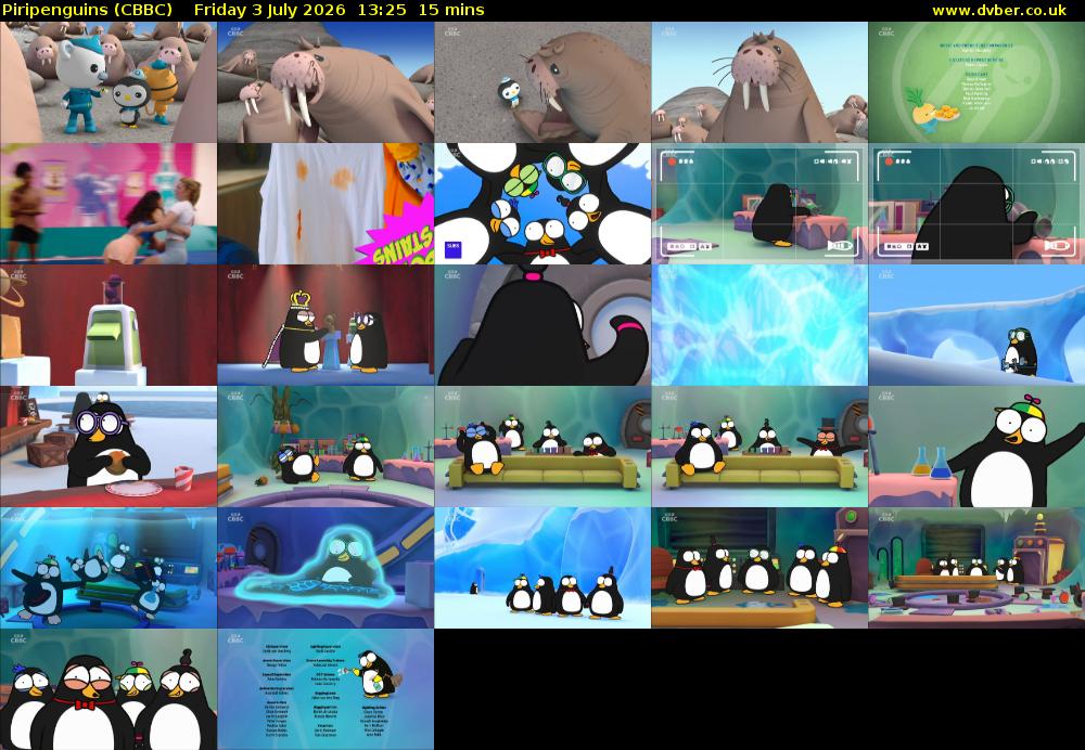 Piripenguins (CBBC) Friday 3 July 2026 13:25 - 13:40
