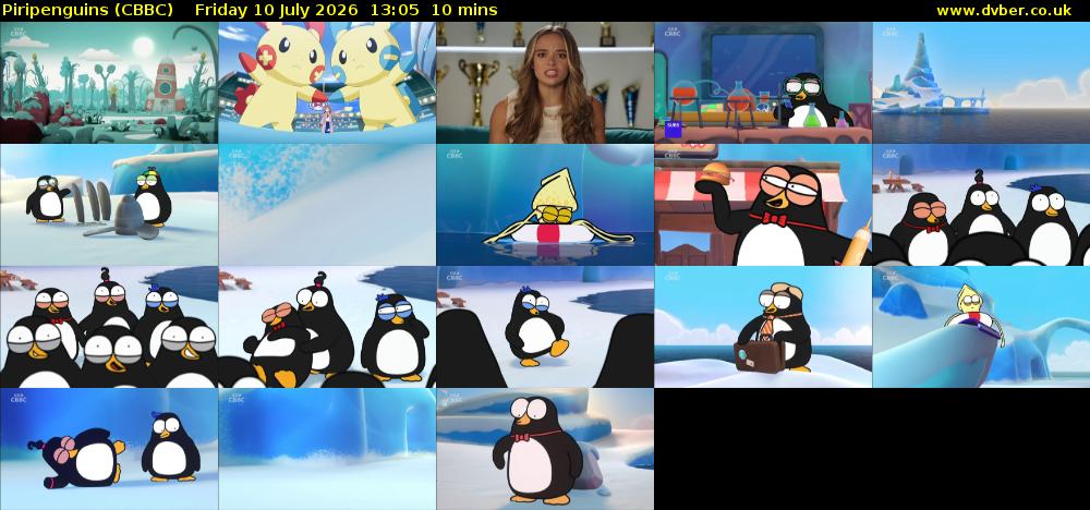 Piripenguins (CBBC) Friday 10 July 2026 13:05 - 13:15