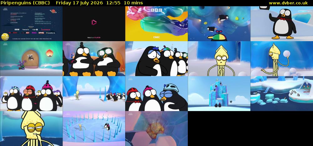 Piripenguins (CBBC) Friday 17 July 2026 12:55 - 13:05