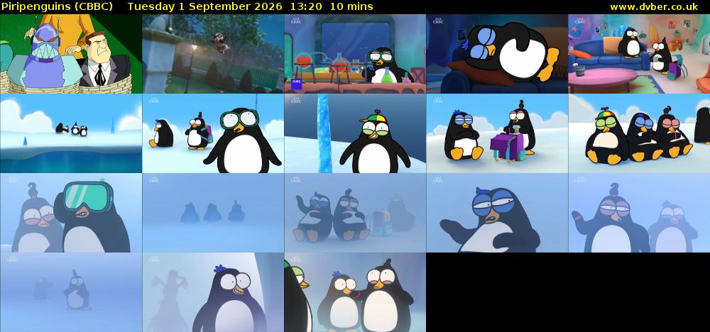 Piripenguins (CBBC) Tuesday 1 September 2026 13:20 - 13:30
